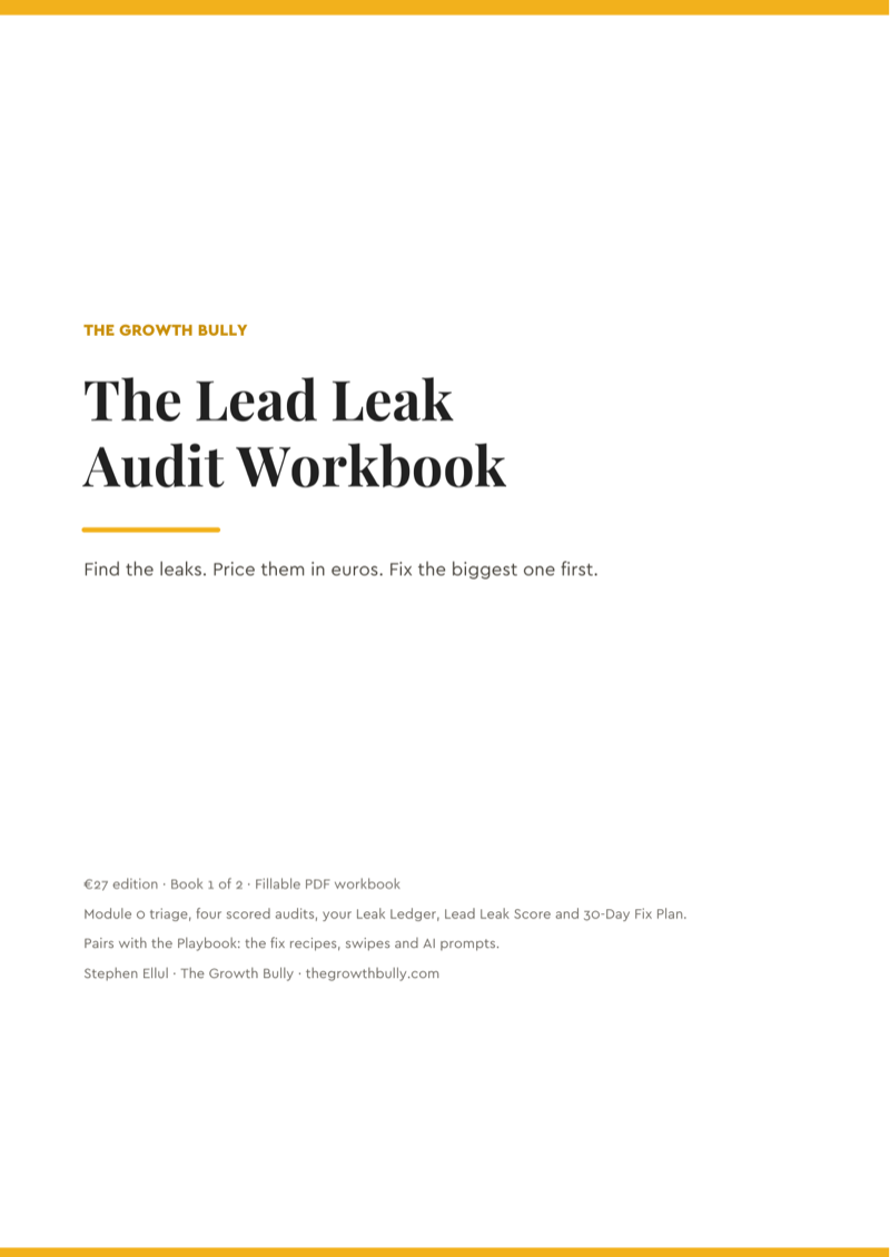 The workbook cover